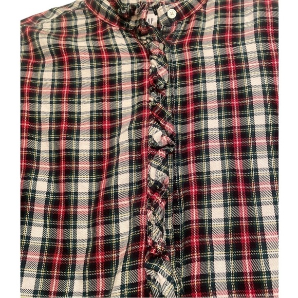 Gap Plaid Longsleeve Flannel Shirt Size Large - Picture 2 of 5